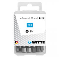 Бита WITTE INDUSTRIE PH1 (Philips) 50 мм 10 шт. арт. 427520200