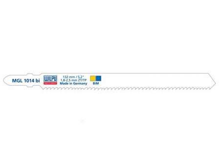 Пилка для электрического лобзика WILPU по металлу MGL 1014 Bi 132 мм 5 шт. арт. 0263100005
