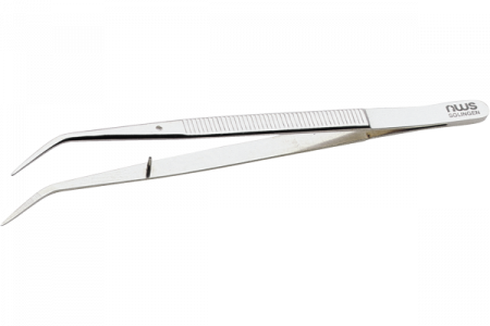 Пинцет для электроники 40 загнут NWS 027G-160 мм